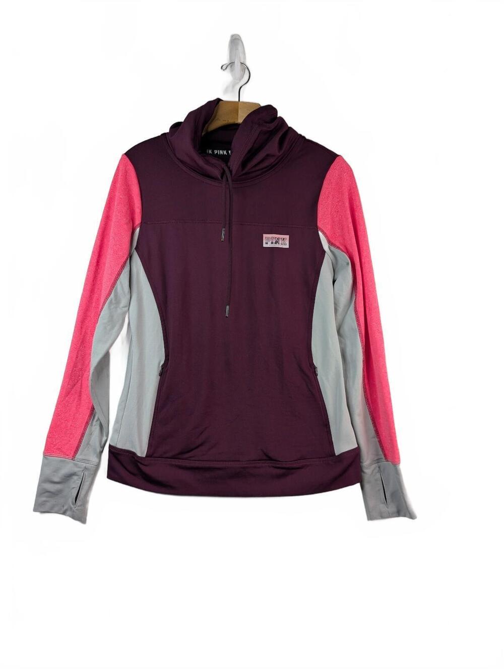 Victoria's Secret PINK Ultimate Fleece High Neck Pullover Hoodie Size M